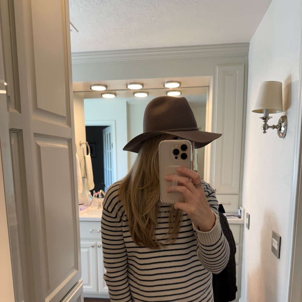 Eugenia Kim Wool Hat Gray Taupe NWT - Picture 9 of 9